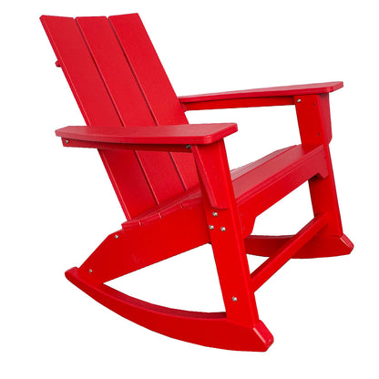 PolyTEAK RESINTEAK Modern Adirondack Rocking Chair
