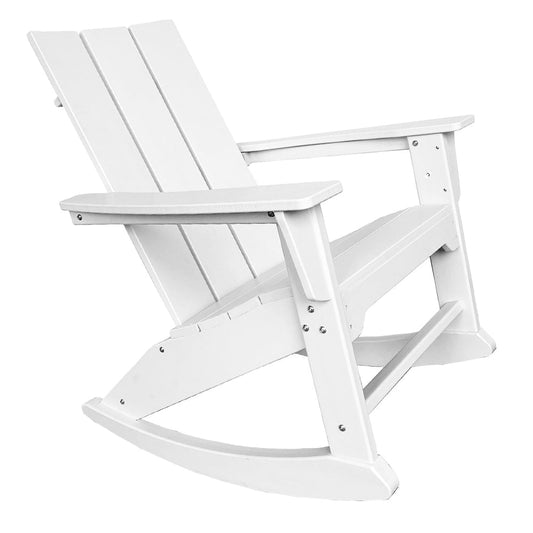 PolyTEAK RESINTEAK Modern Adirondack Rocking Chair