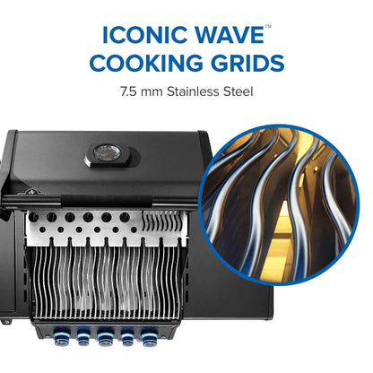 Patio Elegance Gas Grill Phantom Rogue PRO‑S 425 RSIB with Infrared Side and Rear Burners
