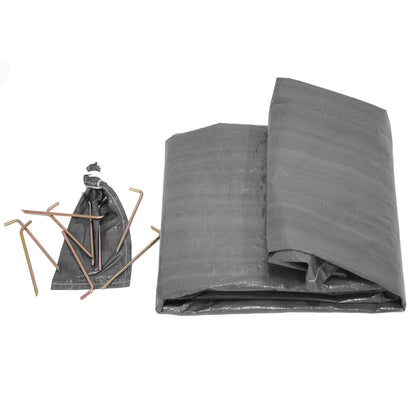 Rover Scout Tent 8'x9' (Sandstone Beige, FWR), Ground Tarp and Sunshade Tarp 100