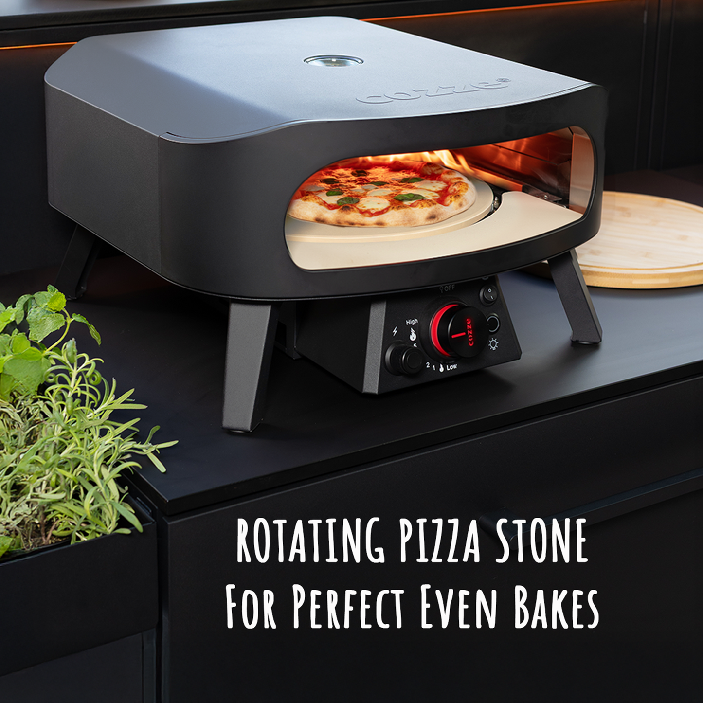 Schwank Cozze Gas Pizza Oven - with Rotating Pizza Stone