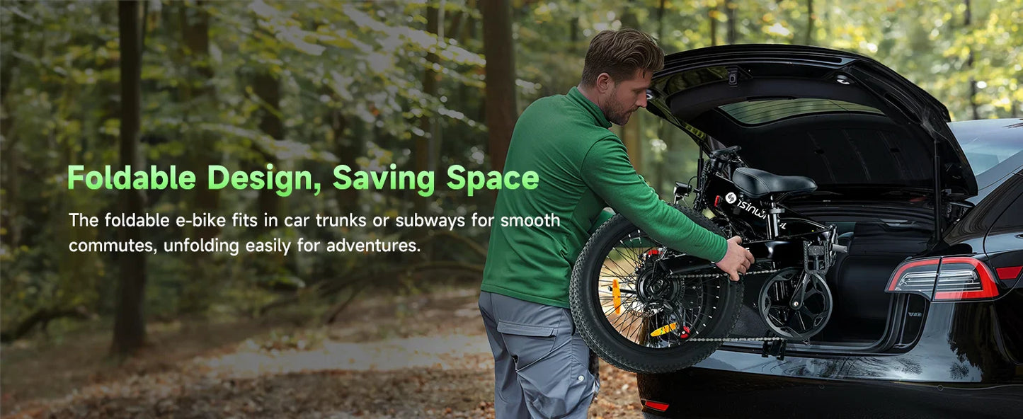 eBike Boys U5 500W 20" Folding eBike - Compact, Lightweight, and Powerful