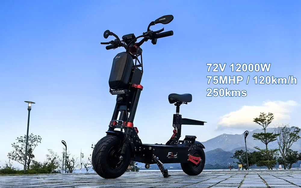 eBike Boys Obarter D5 Electric Scooter - 5000W, 70km/h Max Speed, Removable Battery