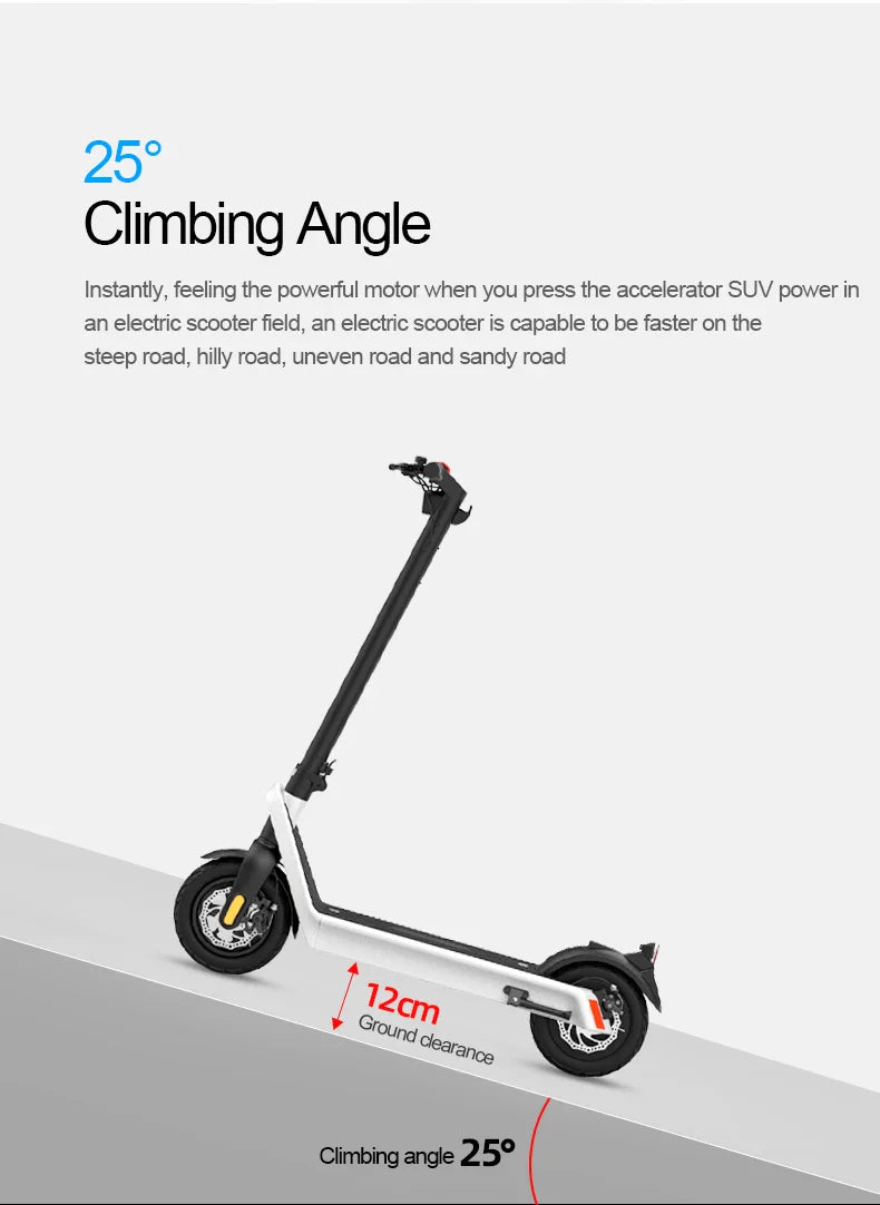 eBike Boys HX X9 PLUS Electric Scooter - Foldable, 60-80km Range, Unisex