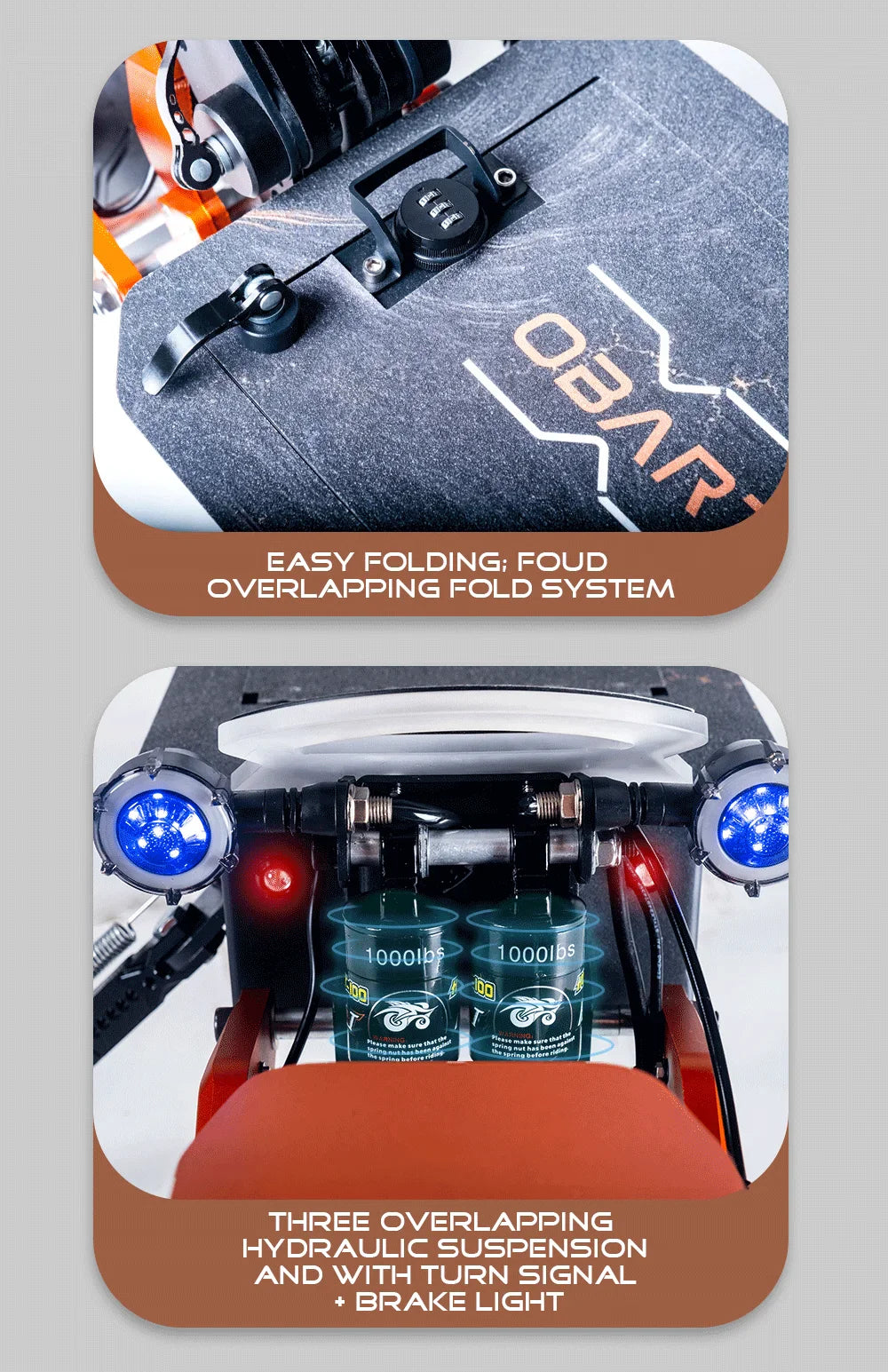 eBike Boys Obarter D5 Electric Scooter - 5000W, 70km/h Max Speed, Removable Battery