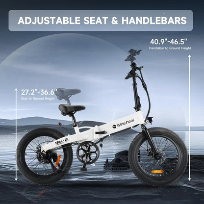 eBike Boys U5 500W 20" Folding eBike - Compact, Lightweight, and Powerful