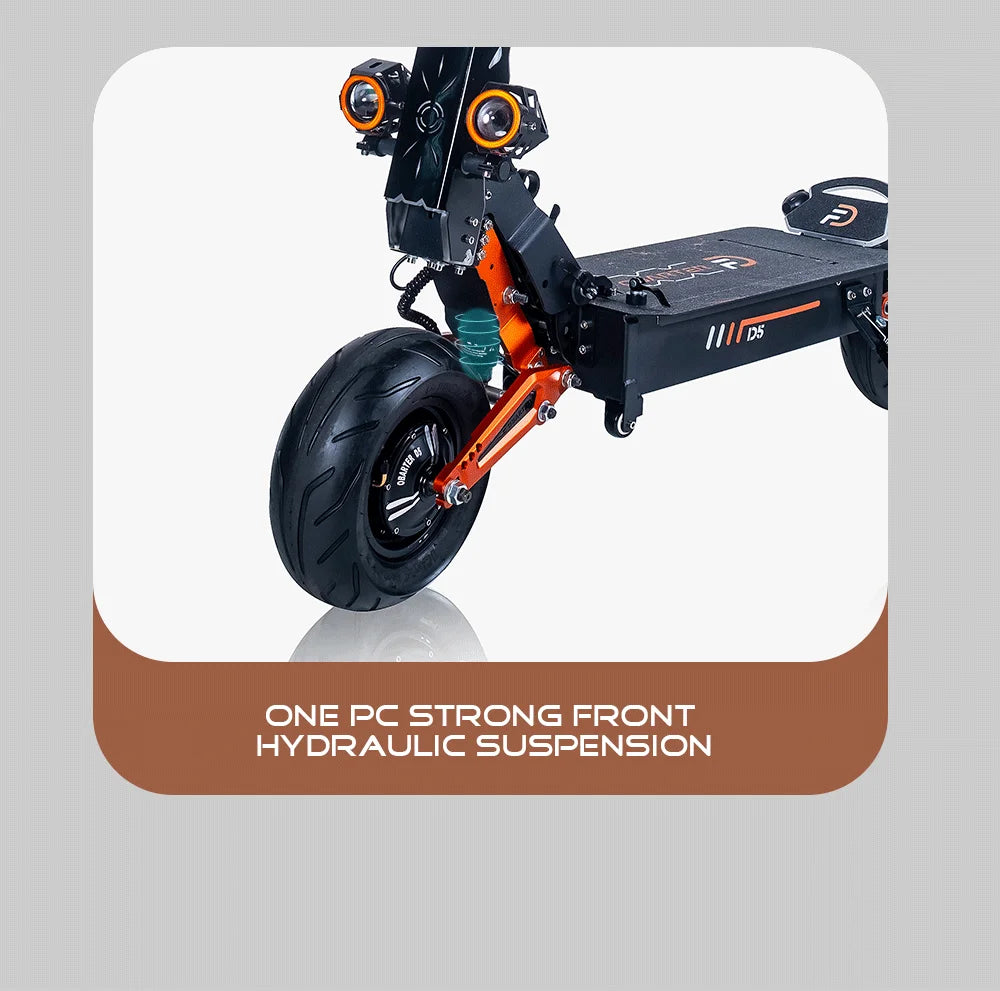 eBike Boys Obarter D5 Electric Scooter - 5000W, 70km/h Max Speed, Removable Battery