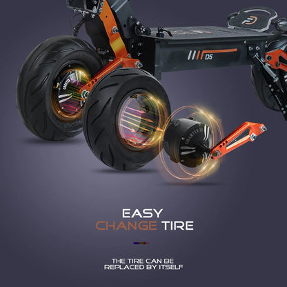 eBike Boys Obarter D5 5000W Electric Scooter - High Power, 60-100km Range
