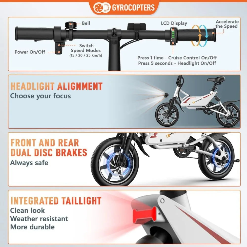 eBike Boys DUTRIEUX UL2849 Safe Folding Ebike - Compact & Eco-Friendly