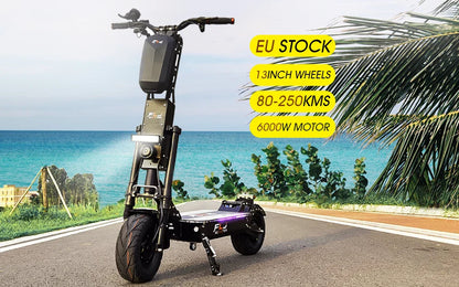 eBike Boys Obarter D5 Electric Scooter - 5000W, 70km/h Max Speed, Removable Battery