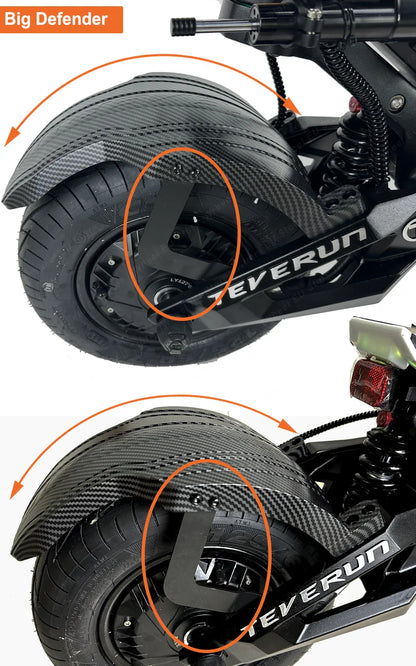 eBike Boys Teverun Fighter Supreme 7260R - 10000W Electric Scooter with GPS