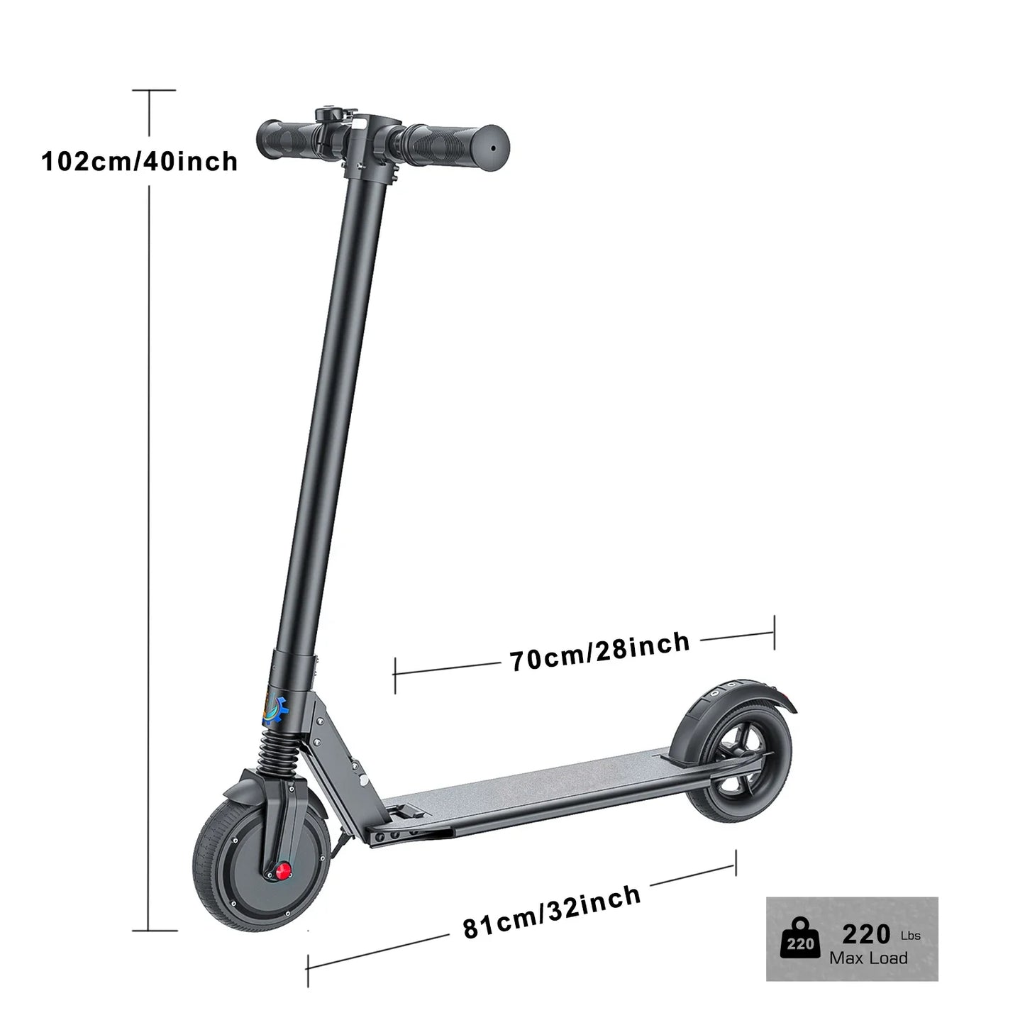 eBike Boys COROMA Electric Scooter for Women - Foldable, 40-60km Range