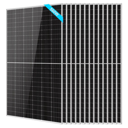 SunGoldPower 560W Bifacial PERC Solar Panel  | SGP-560-SBD UL61730 Certified by ETL