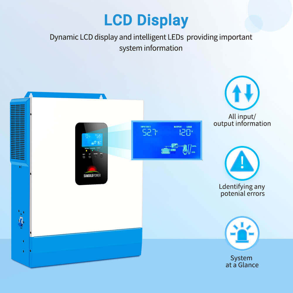 SunGoldPower 5000W 48V Solar Charger Inverter