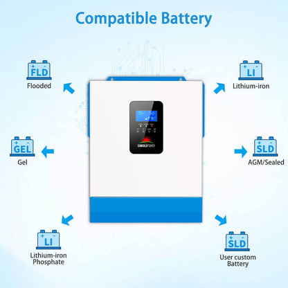 SunGoldPower 5000W 48V Solar Charger Inverter