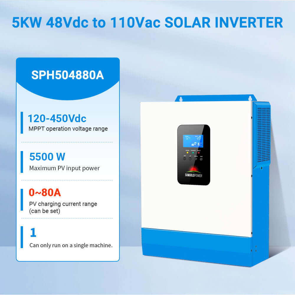 SunGoldPower 5000W 48V Solar Charger Inverter