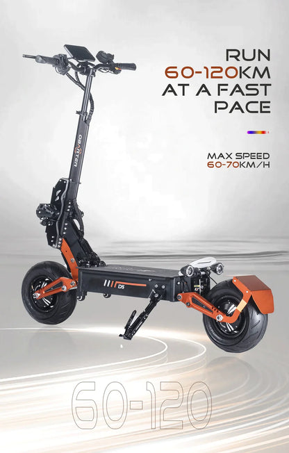 eBike Boys Obarter D5 Electric Scooter - 5000W, 70km/h Max Speed, Removable Battery