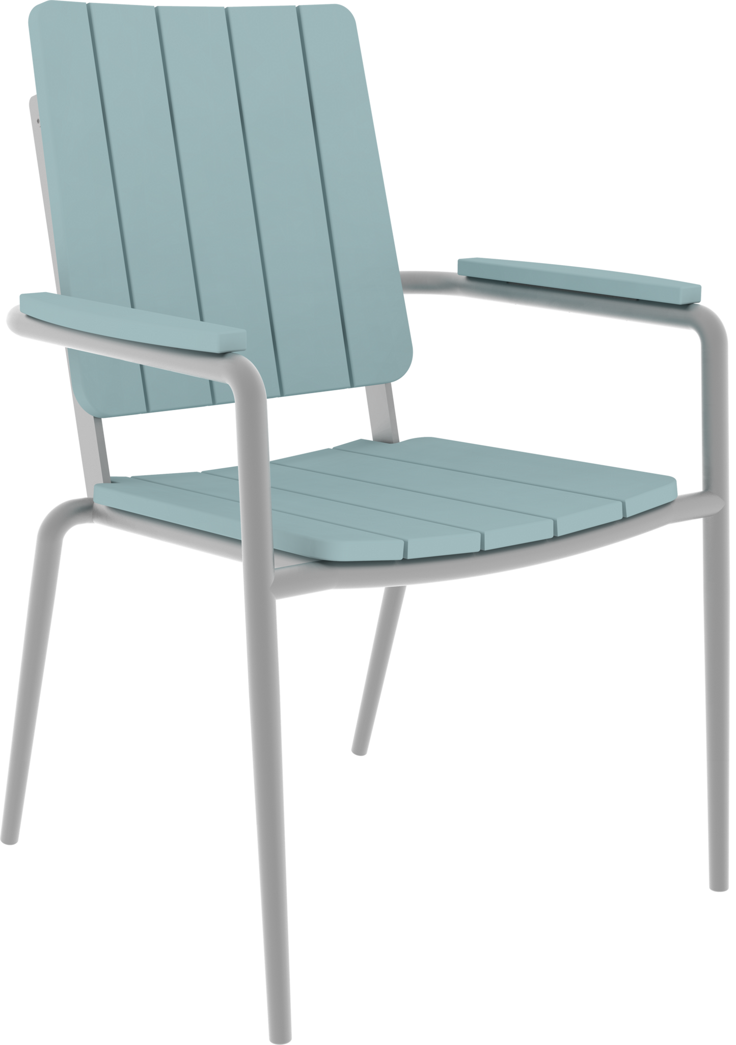 Seaside Casual Poly HIP Stackable Dining Arm Chair