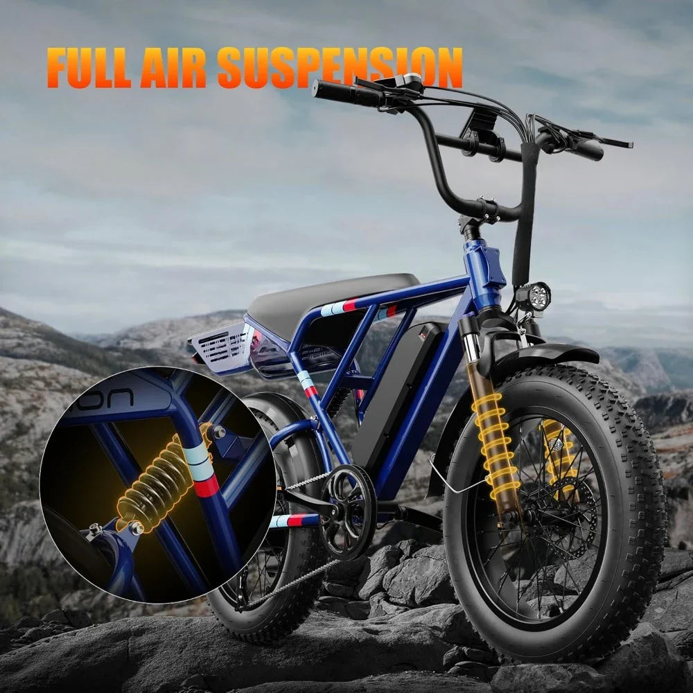 electric bicycle 30mph eBike Boys 1200W Peak Electric Bike