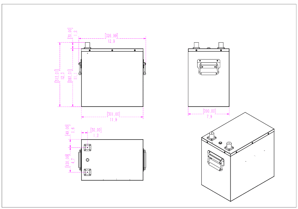 SOK Battery 12V [206Ah-H] 12V LiFePO4 Bluetooth & Optional Built-in heater | SK12V206H & SK12V206P