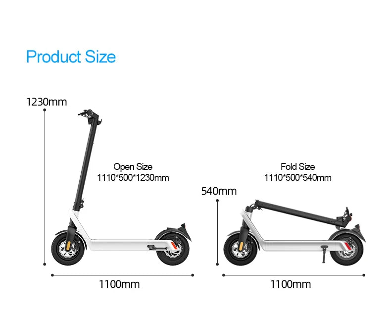 eBike Boys HX X9 PLUS Electric Scooter - Foldable, 60-80km Range, Unisex