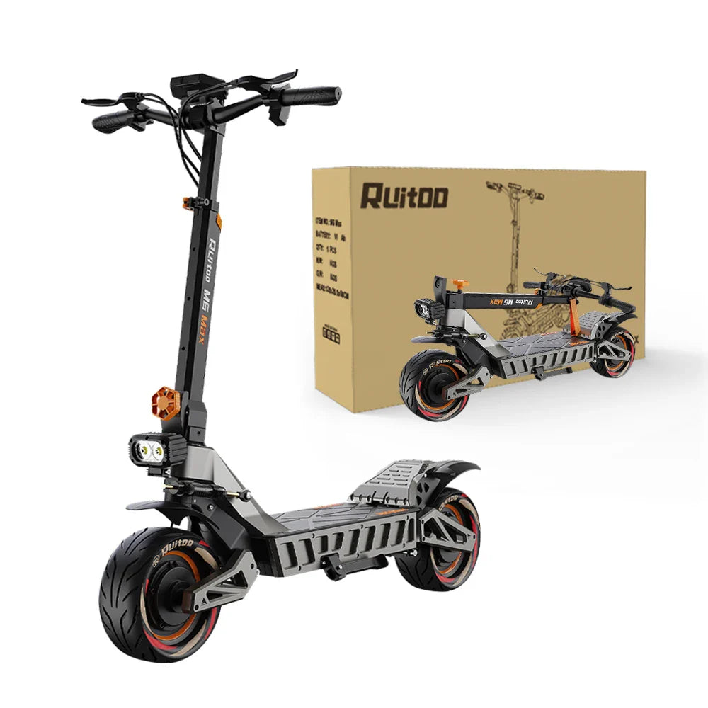 eBike Boys M6Max Dual Motor 5600W Electric Scooter - Fast & Foldable 11 Inch