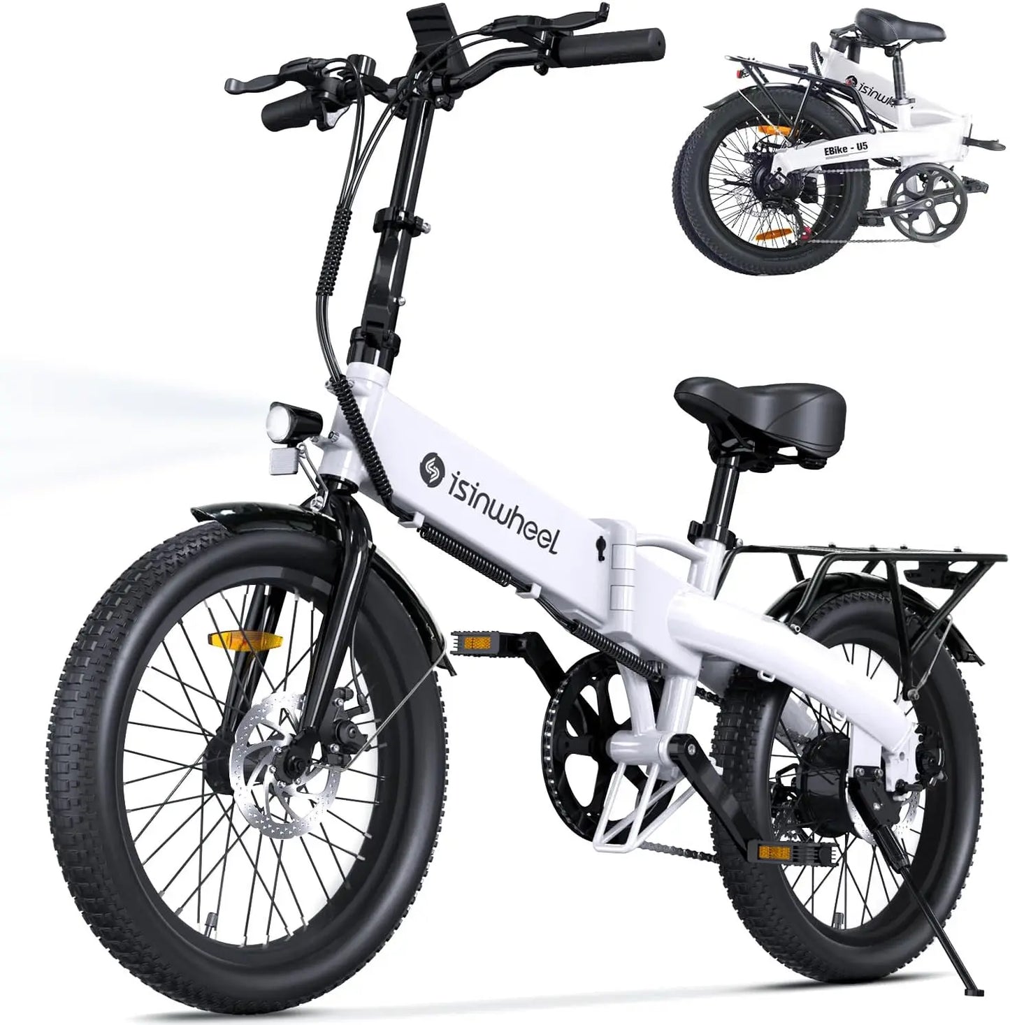 eBike Boys U5 500W 20" Folding eBike - Compact, Lightweight, and Powerful