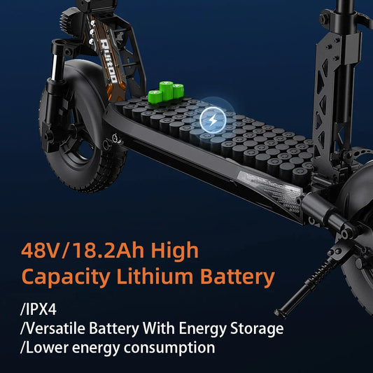 eBike Boys RT6 1000W Electric Scooter - 48V, 40-50km Range, Foldable