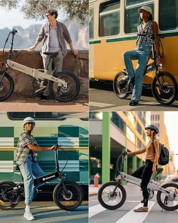 eBike Boys U5 500W 20" Folding eBike - Compact, Lightweight, and Powerful