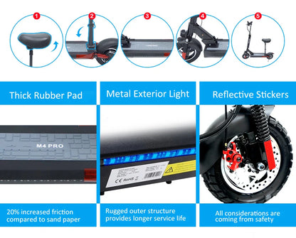 eBike Boys 48V Foldable Electric Scooter - 800W Max Speed 45km/h