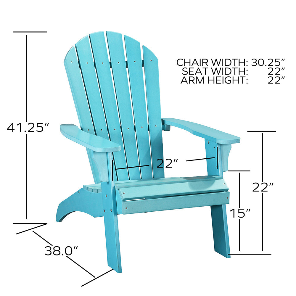 PolyTEAK King Size Adirondack Chair