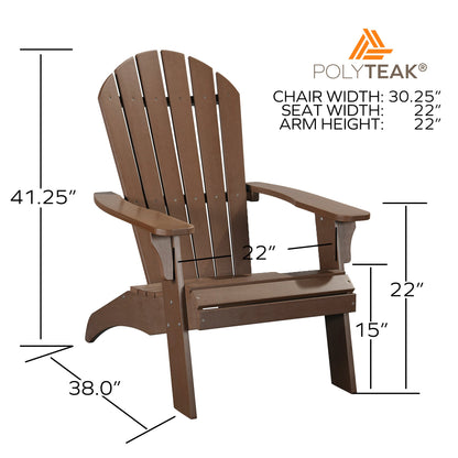 PolyTEAK King Size Adirondack Chair