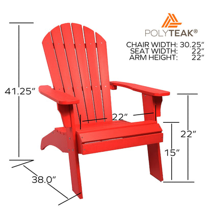 PolyTEAK King Size Adirondack Chair