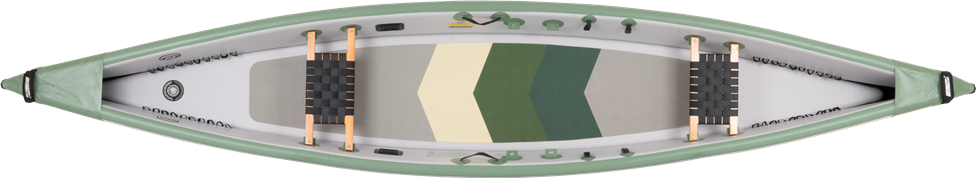 Sea Eagle Travel Canoe 16 Wood/Web Seats 2 Person Start Up Package