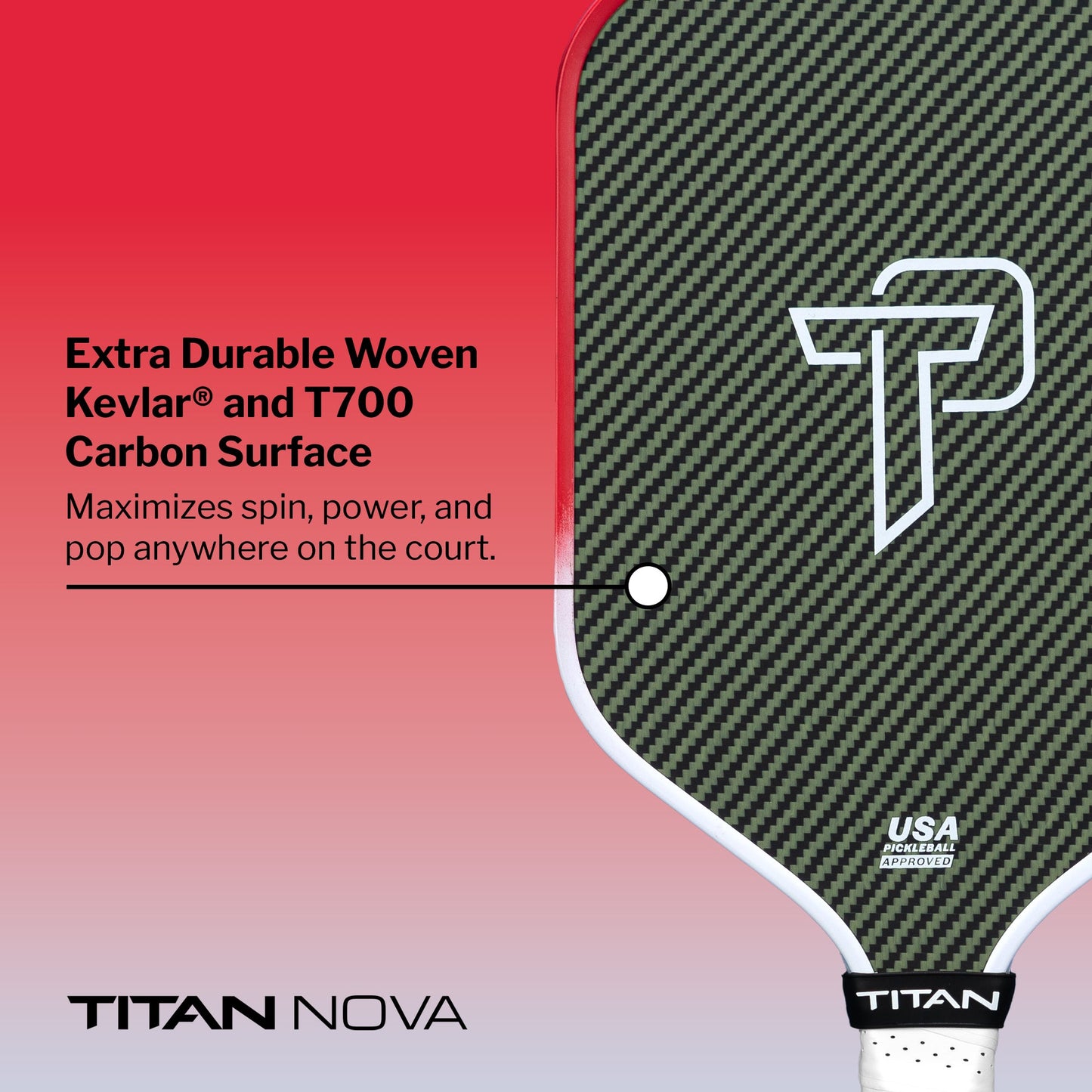 Titan Nova 14L Pickleball Paddle