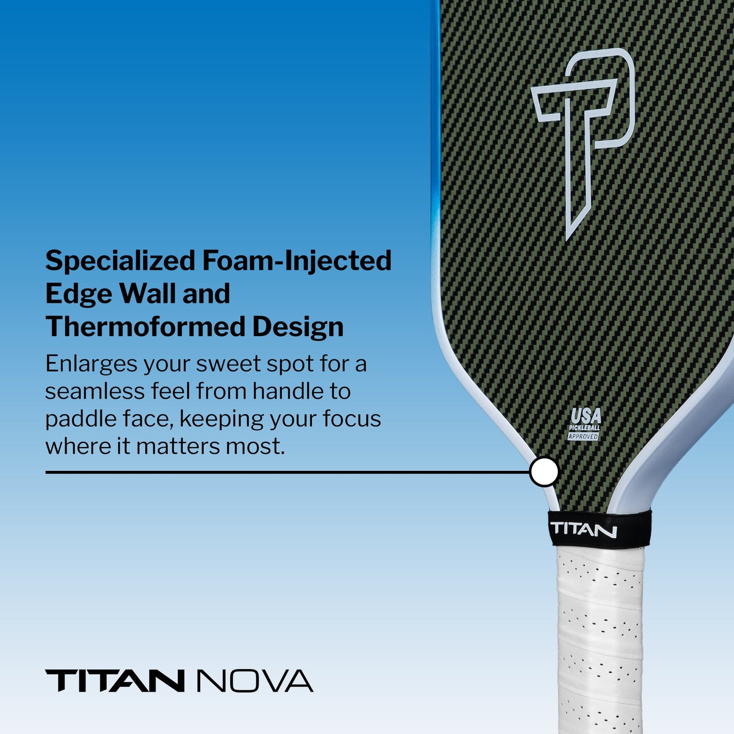 Titan Nova 16L Pickleball Paddle