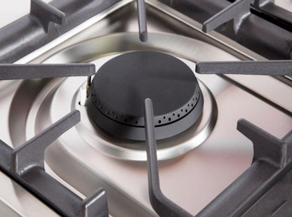 ILVE Majestic II 60 Inch Dual Fuel Liquid Propane Range in Glossy Black with Bronze Trim UM15FDNS3BKBLP