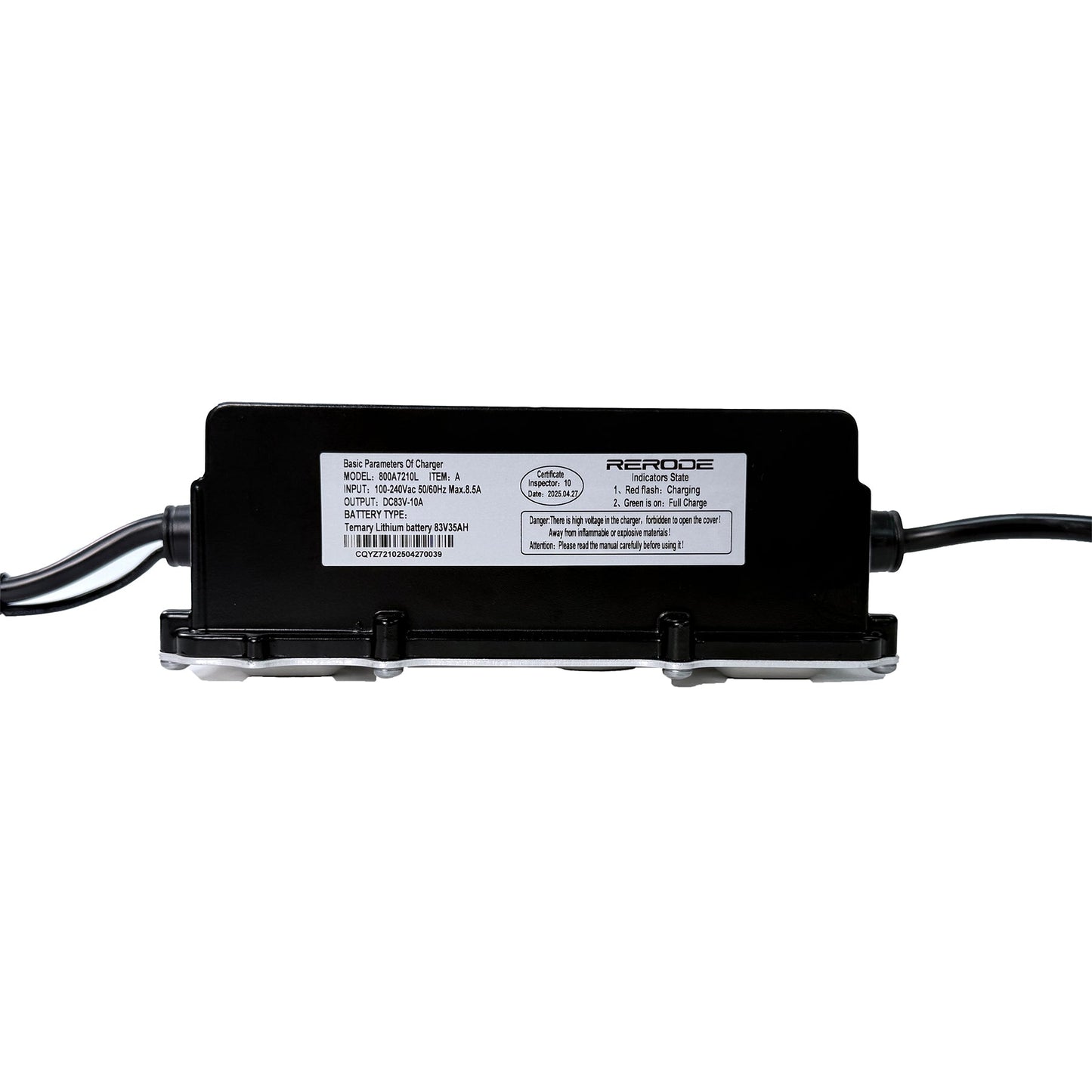 EUNORAU 72V10A R1 Ebike Fast Charger
