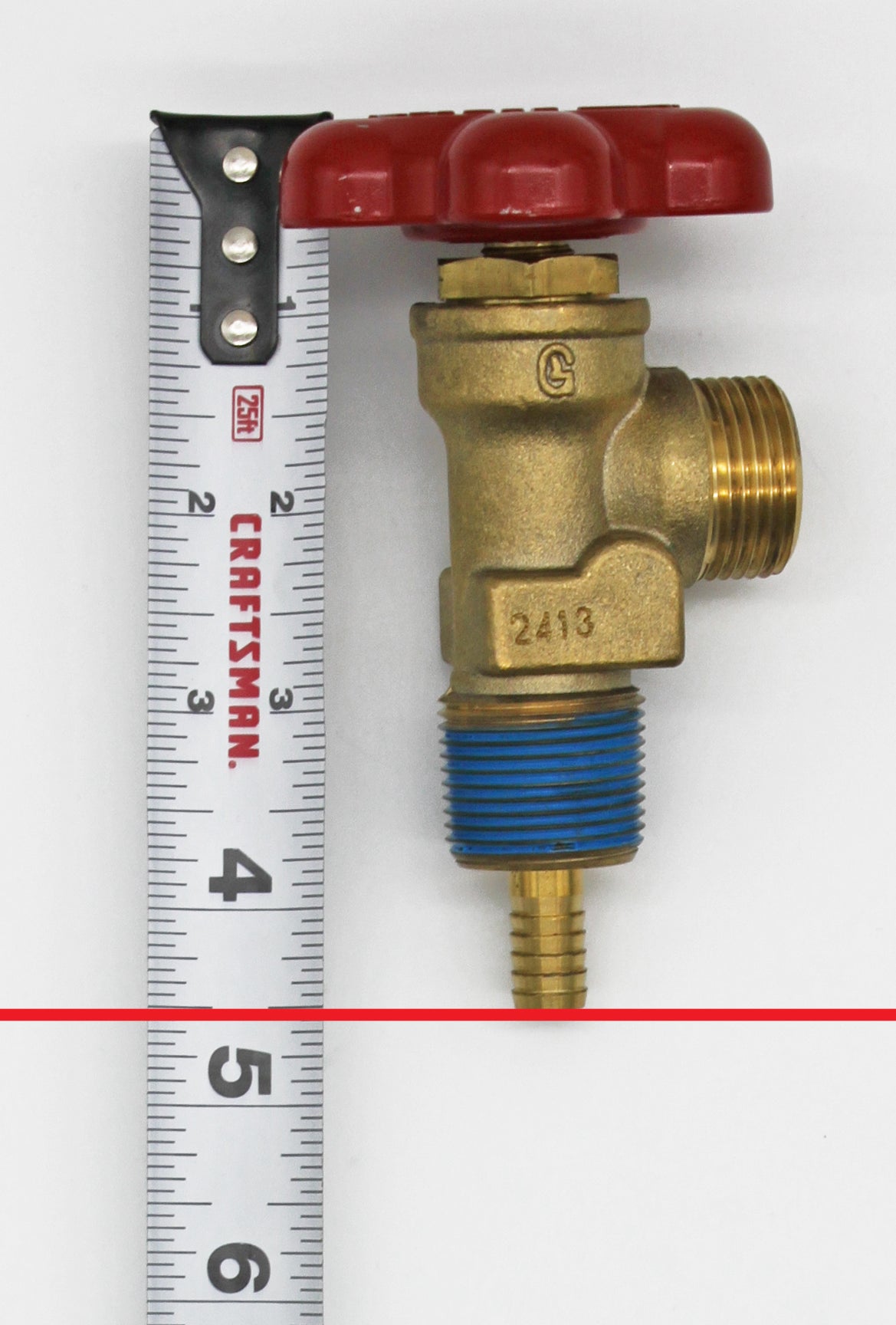 Flame King 239lb and 420lb Refrigerant Tank Liquid Valve