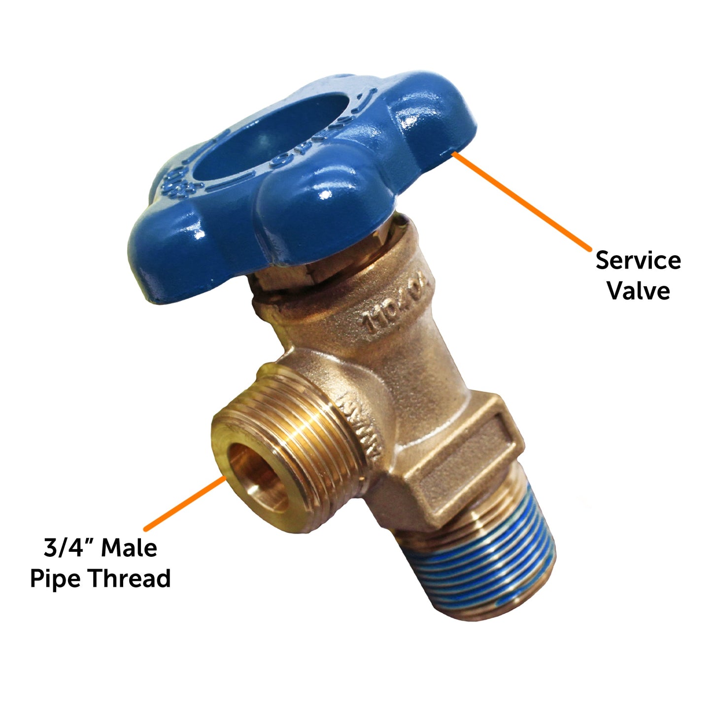 Flame King 239lb and 420lb Refrigerant Tank Vapor Valve