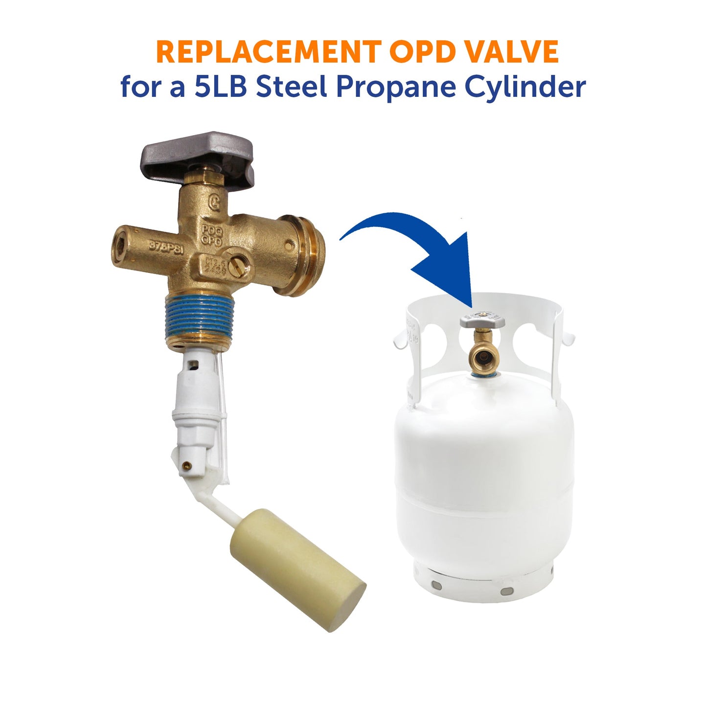 Flame King 5lb OPD Valve