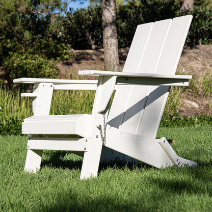 PolyTEAK RESINTEAK Newport Adirondack Folding Chair