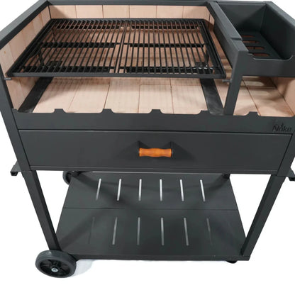 Nuke Wood Lid & Storage Handle Replacement for Delta Grill