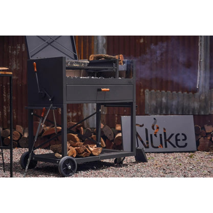 Nuke Delta Freestanding Argentine Charcoal Grill 45 Inch