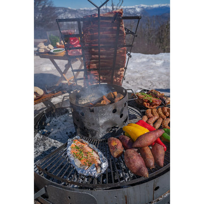 Tromen Duomo Firepit Open Fire Argentine Grill