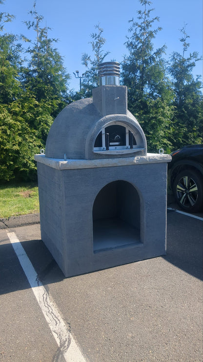 ProForno Naked with Matching Base Traditional Wood Fired Brick Pizza Oven