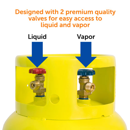 Flame King 239lb Refrigerant Tank Recovery Cylinder 400 PSI For A2L Refrigerants