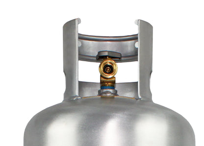 Flame King Lightweight Aluminum 40lb Propane Tank Cylinder Premium OPD Valve