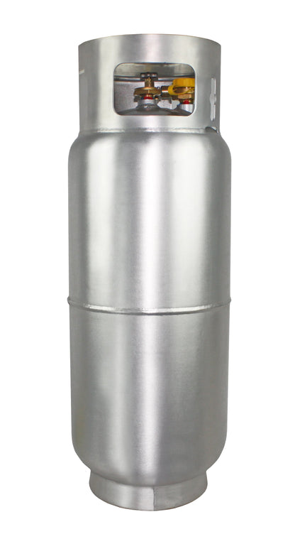 Flame King 43.5lb Aluminum Forklift Propane Tank Cylinder with Gauge