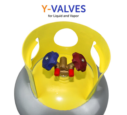 Flame King 50lb Refrigerant Recovery Cylinder Tank for A2L Refrigerants